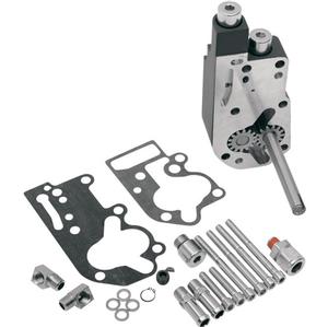 JIMS Flow Pro 1 Billet Oil Pump Body - OEM Black Wrinkle Motorcycle Street - 1711EB