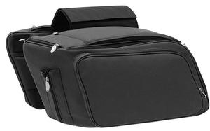 Mustang Plain Expandable Throw Over Saddlebags Motorcycle Street - 13318