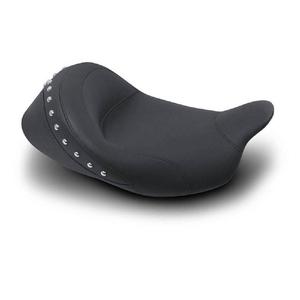 Mustang Studded Solo Seat - Chrome Studs Motorcycle Street - 76029