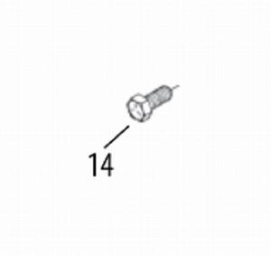 S&S Cycle Backplate Mounting Bolt, 5/16