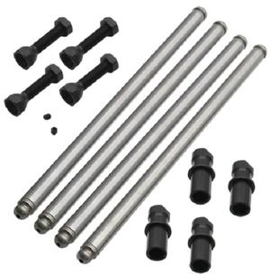 S&S Cycle Pushrod Kids Solid Tappet Non Adj Std STL 53-65 BT Motorcycle Street - 93-5058