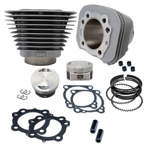 S&S Cycle 1250cc Conversion Kit - Compression 10.3:1 - Silver Motorcycle Street - 910-0433