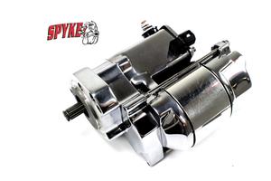 Spyke 1.4kw Starter Motor - Polished Motorcycle Street - 401116