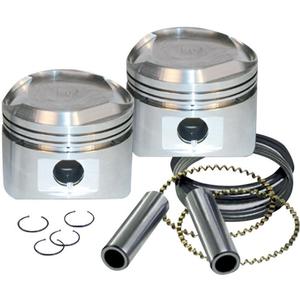 S&S Cycle Forged Piston Kit For 89CI. Stroker Kit - Std Bore 3 1/2in. - .010in. Oversized Motorcycle Street - 92-2047