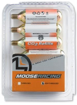 Moose 16 Gram Non Threaded CO2 Refill Cartridges - 03630011