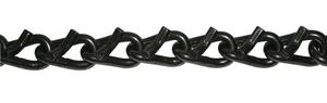 Bulk Premium Twisted V-bar Cross Chain 4/0 1 Foot - A38218