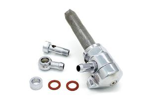 Spyke Universal Swiveling Petcock For 75-Later Carbureted Big Twin Motorcycle Street - 454210