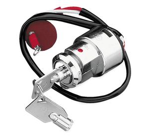 Bulletpruf Three Wire Round Key Ignition Switch Motorcycle Street - 21-5544